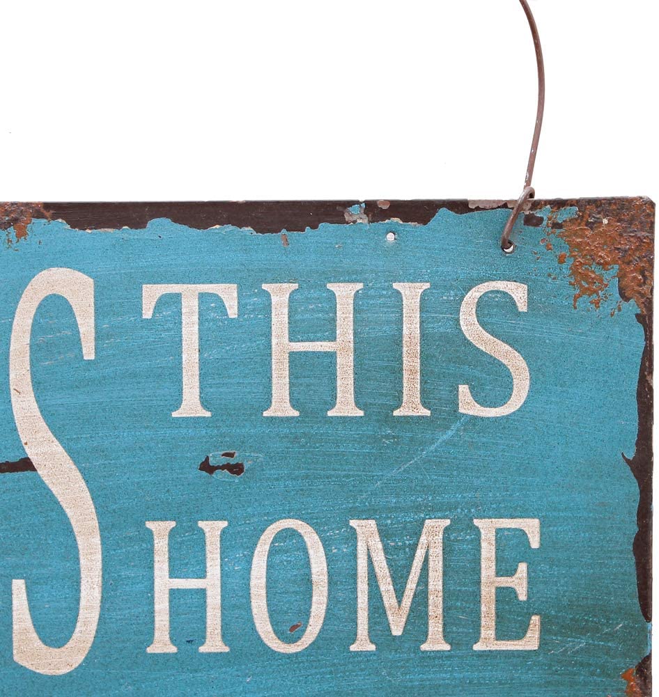 Vintage Metal Wall Sign Love