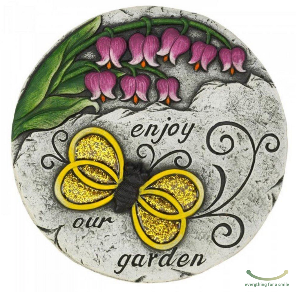 decorative stepping stone - bee