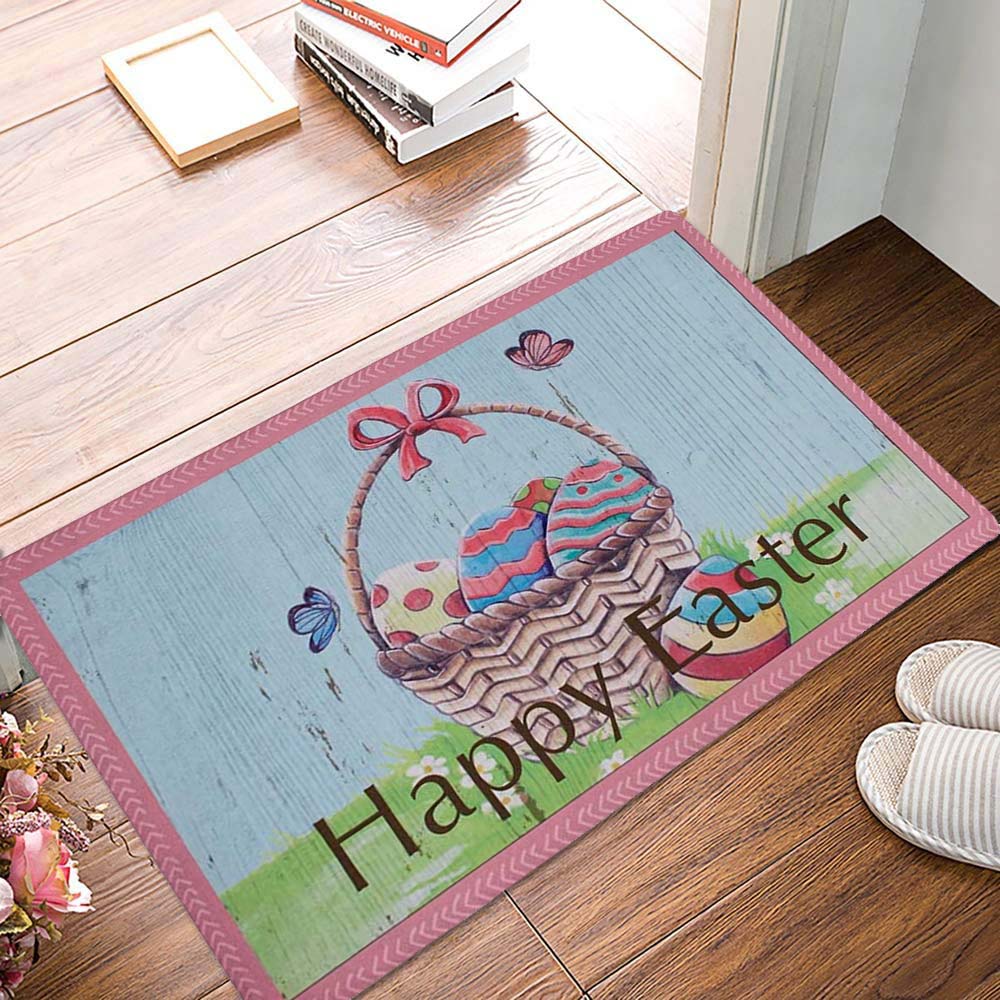 Doormat Happy Easter  Basket