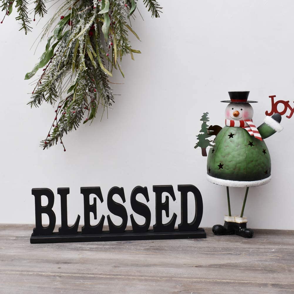 Rustic Wood Sign Blessed