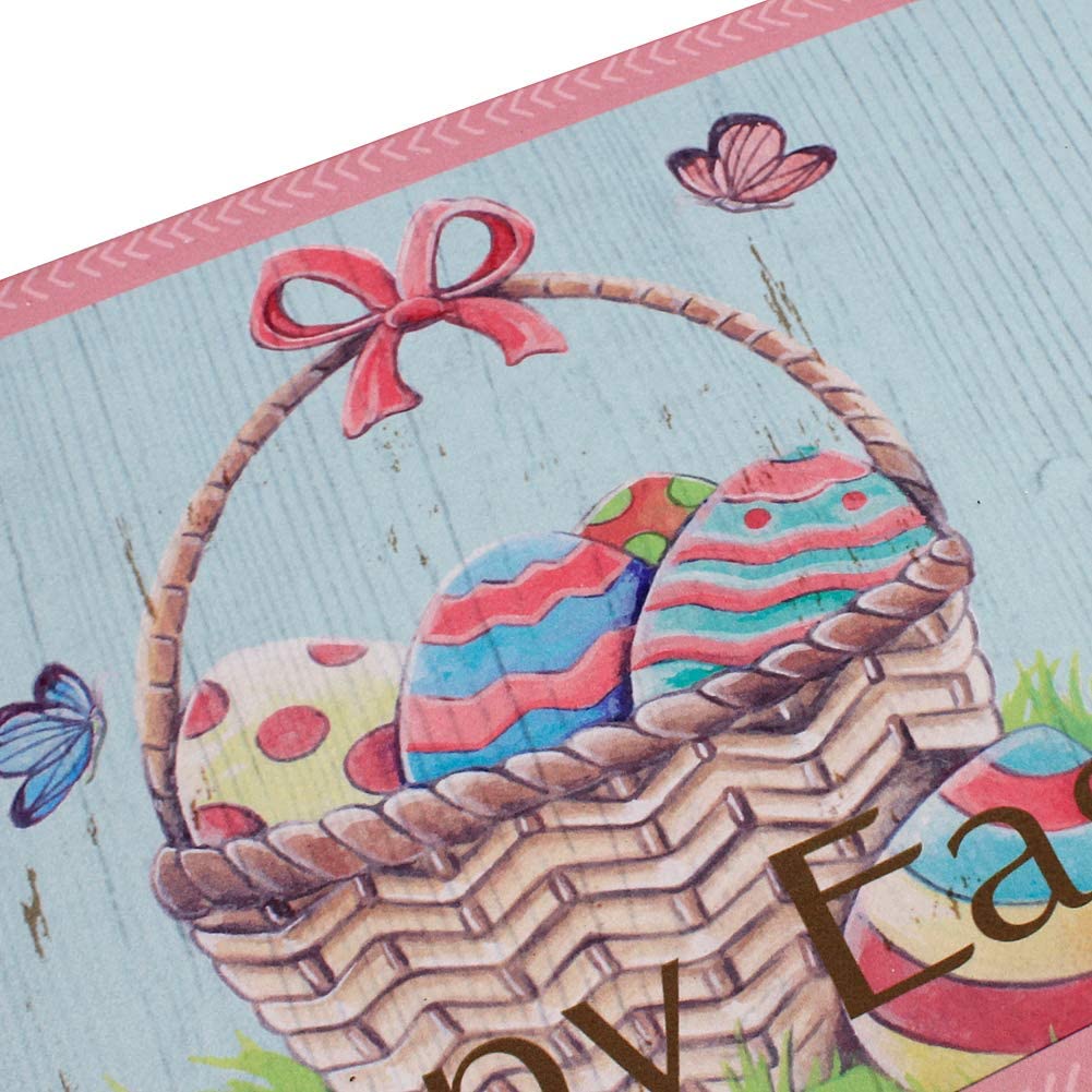 Doormat Happy Easter  Basket