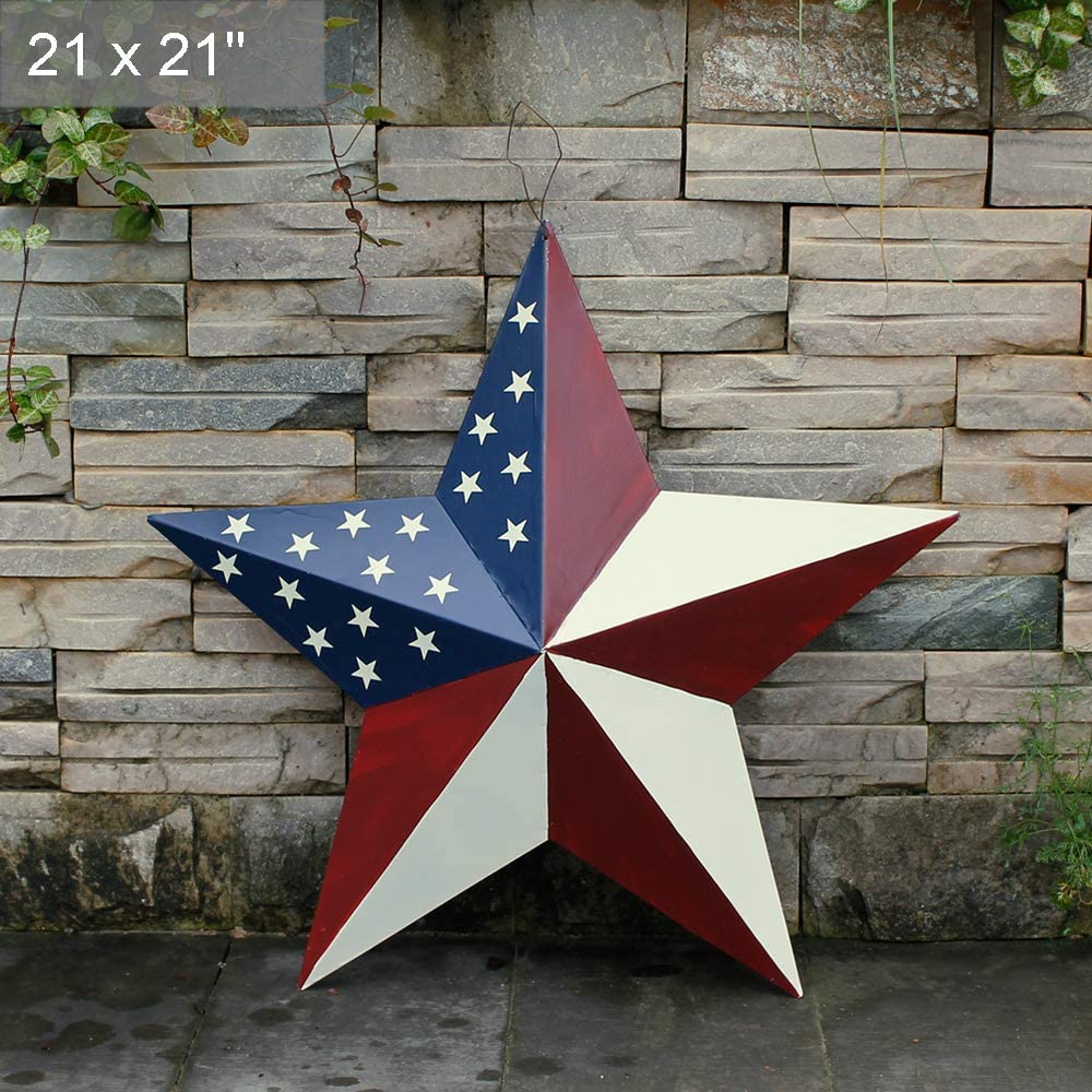 Metal American Barn Star 21"