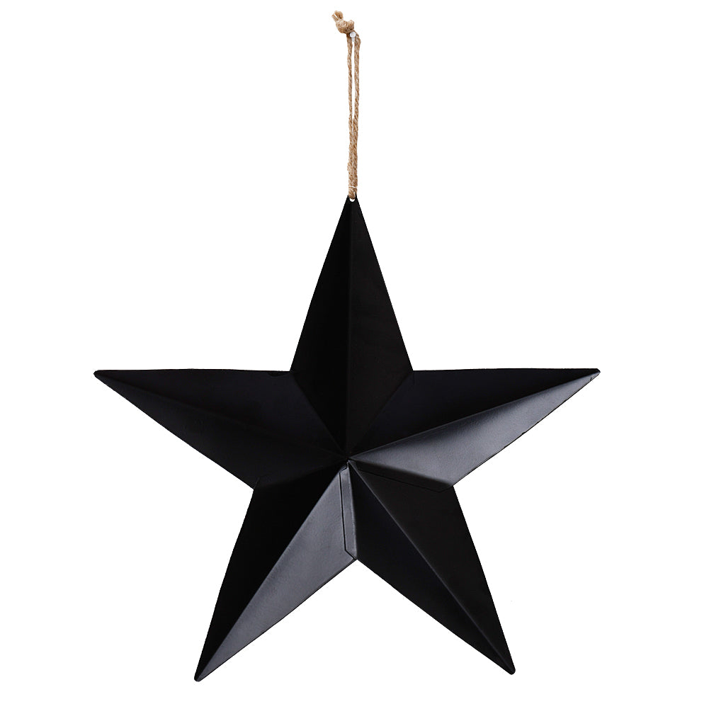 Metal Barn Star Red 12"