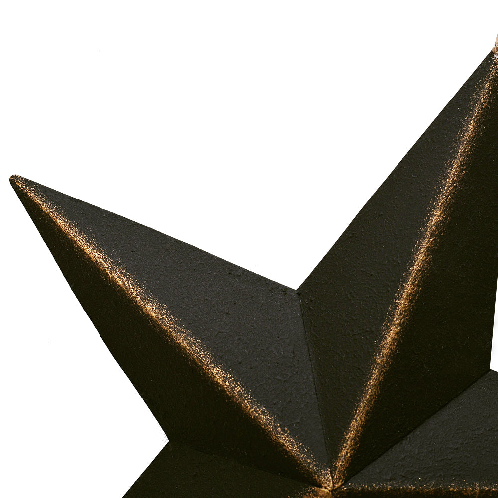 Metal Barn Star Black 12"