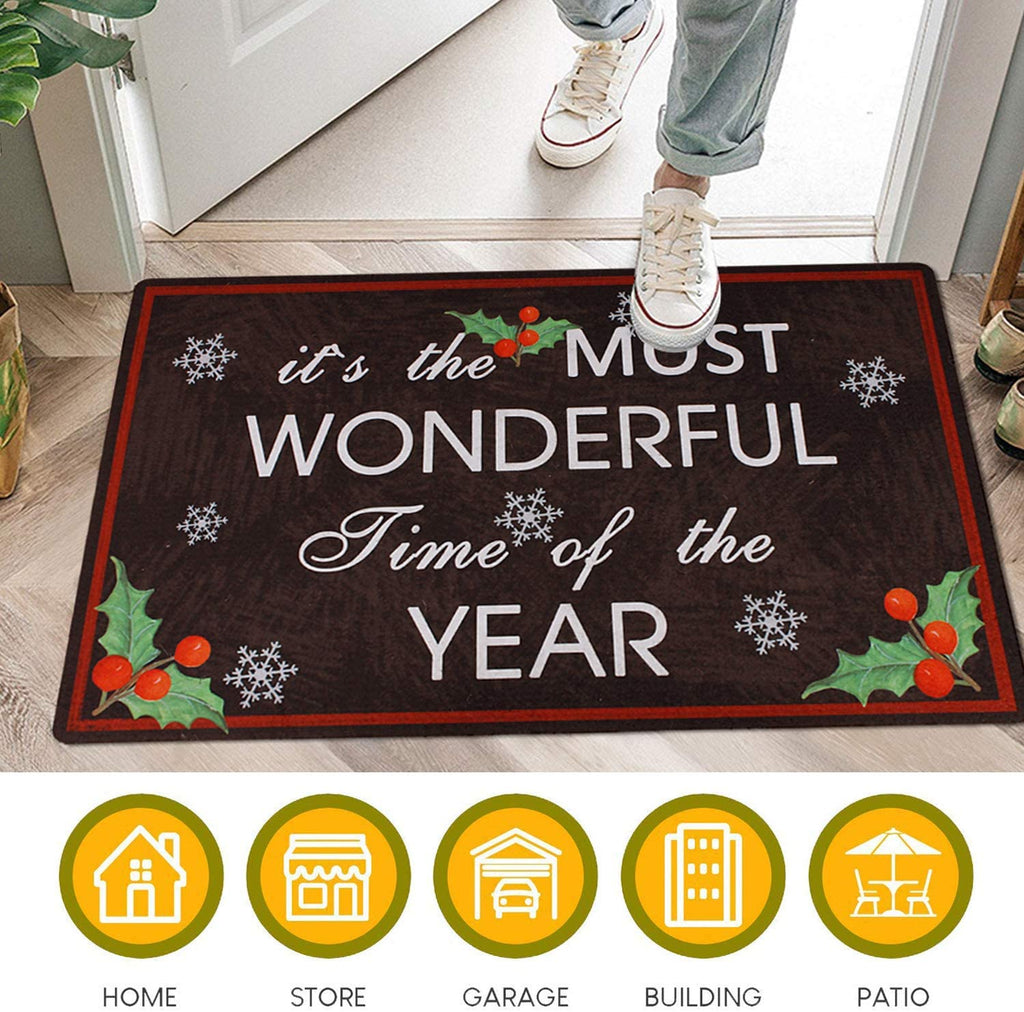 Christmas Doormat Most Wonderful Time