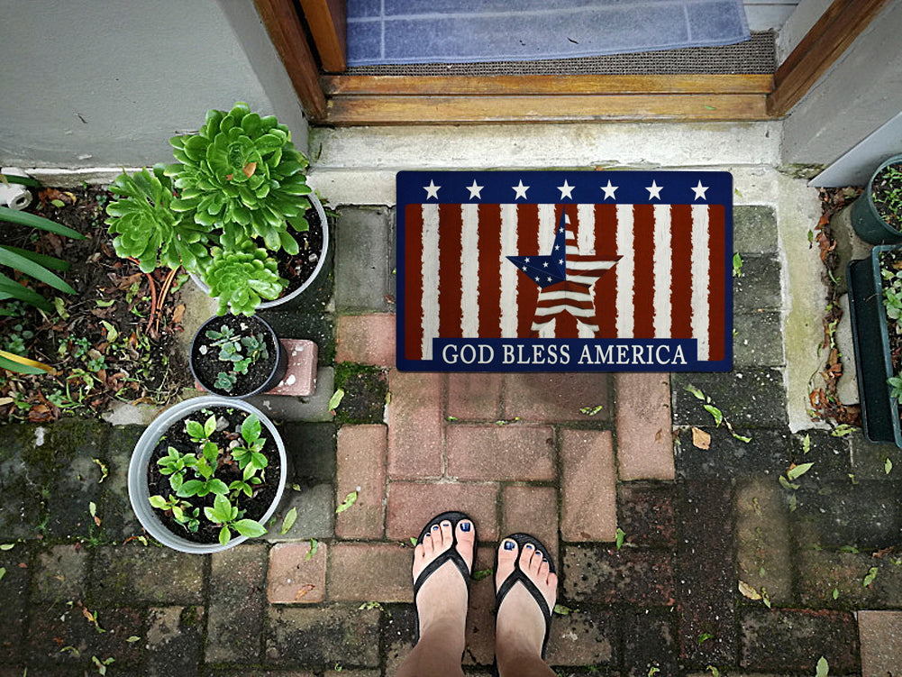 Doormat God Bless America