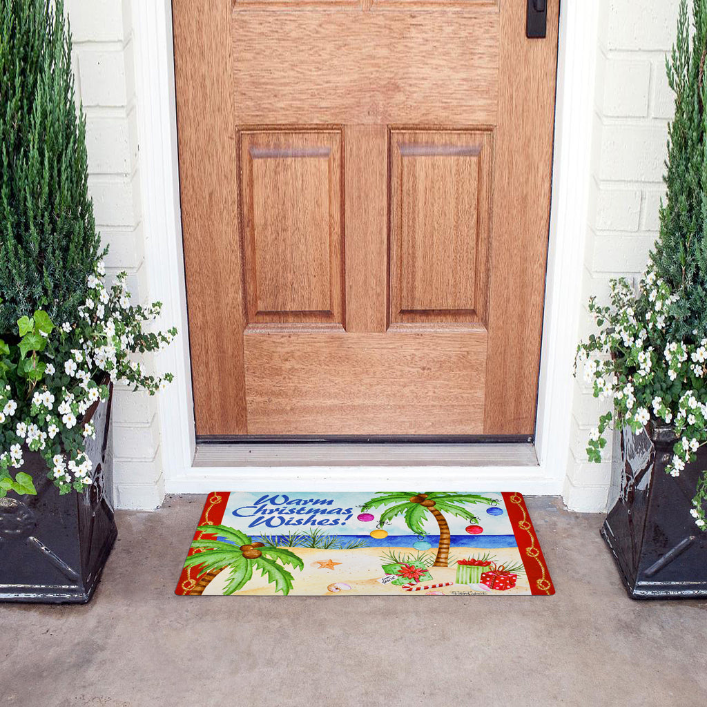 Christmas Doormat Warm Wishes