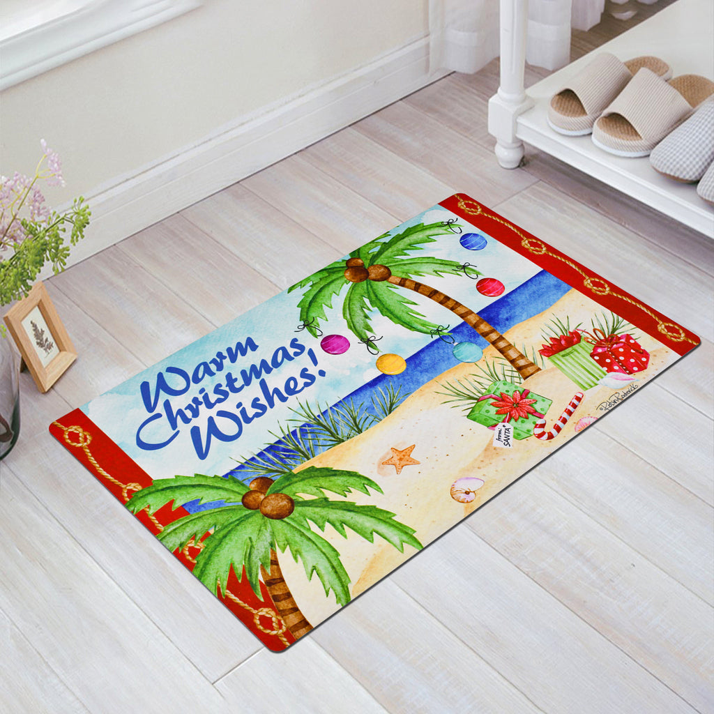 Christmas Doormat Warm Wishes