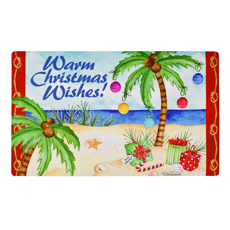 Christmas Doormat Warm Wishes