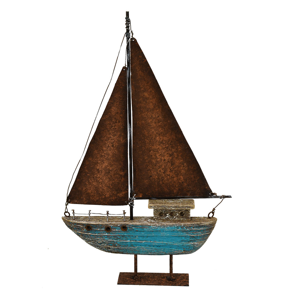 Antiqued Sailboat