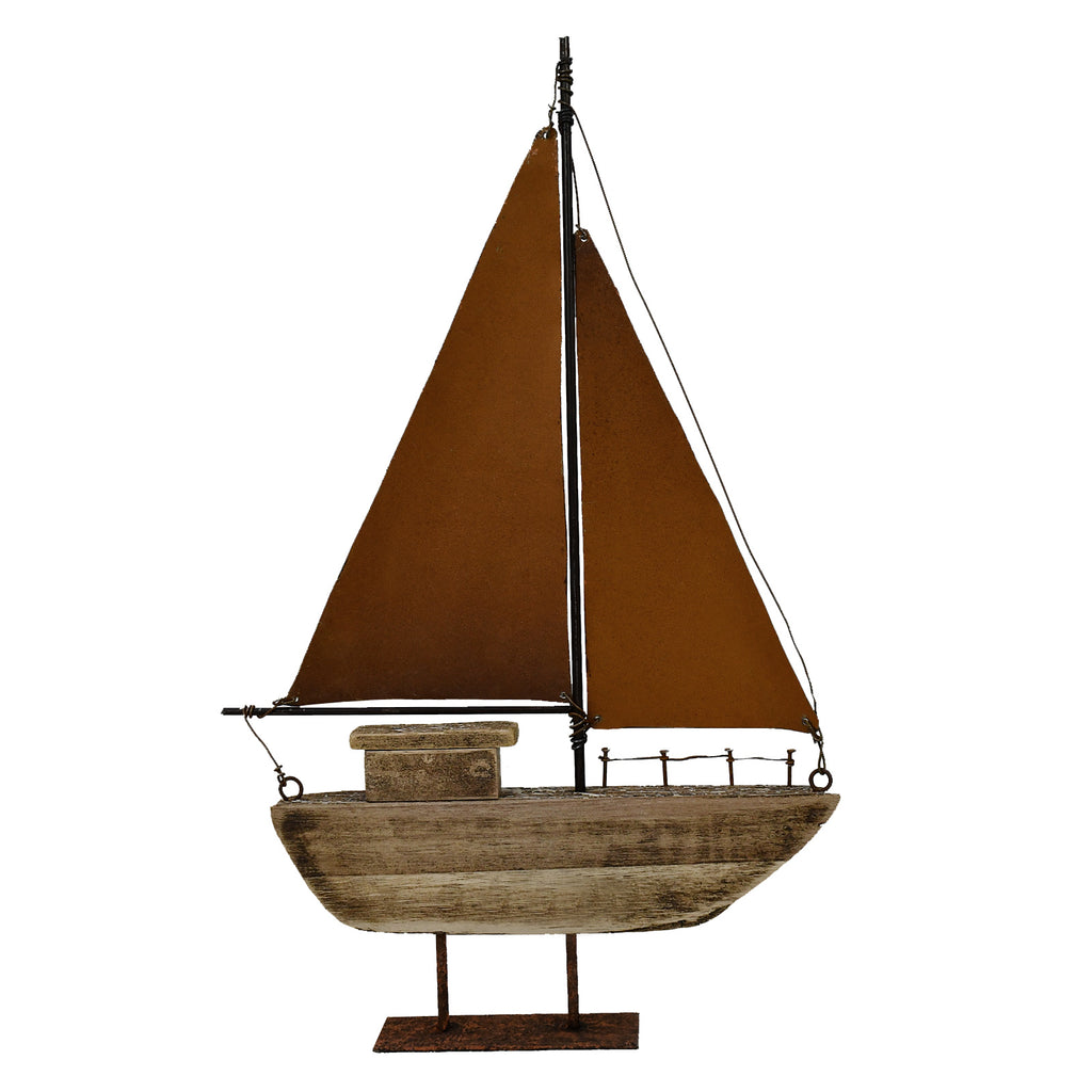 Antiqued Sailboat