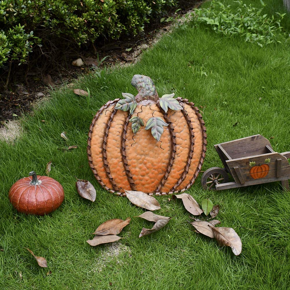 Metal Pumpkin 19"