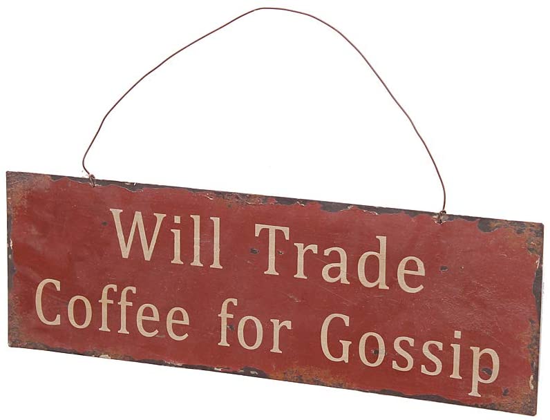 Vintage Metal Wall Sign 18"