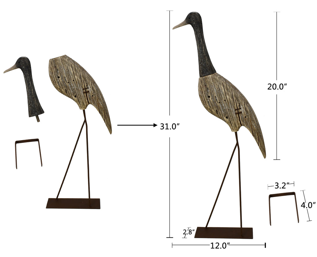 Wading Bird 31"