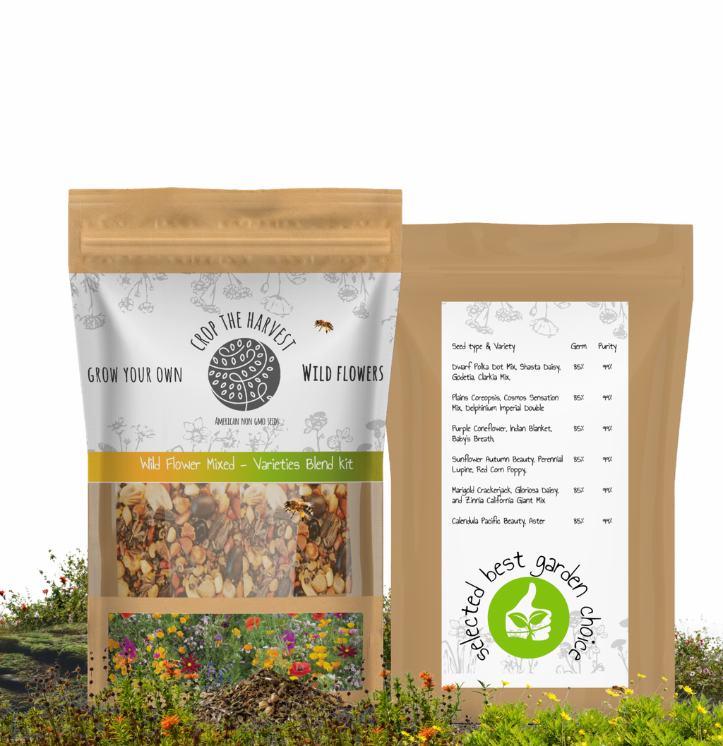Wild Flower Mixed 18 Varieties Blend Kit