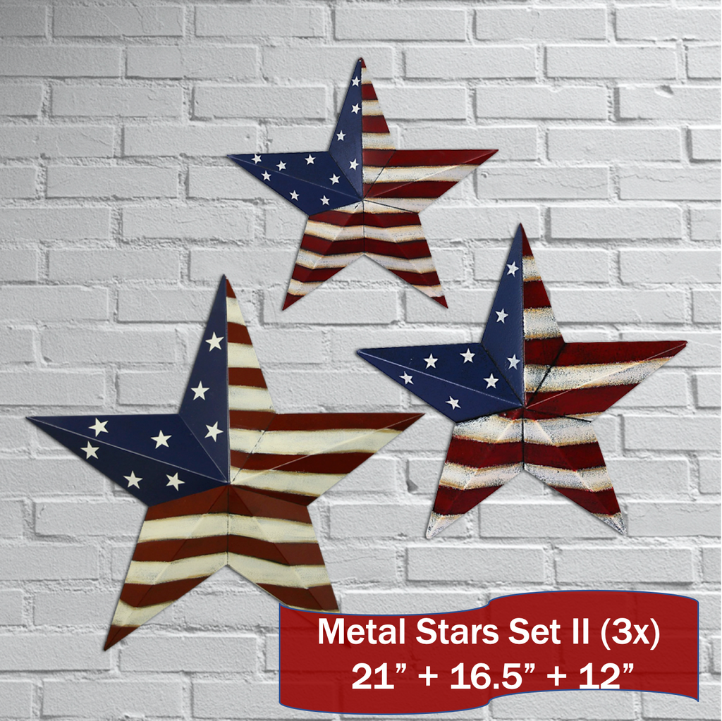 Metal American Barn Stars Collection