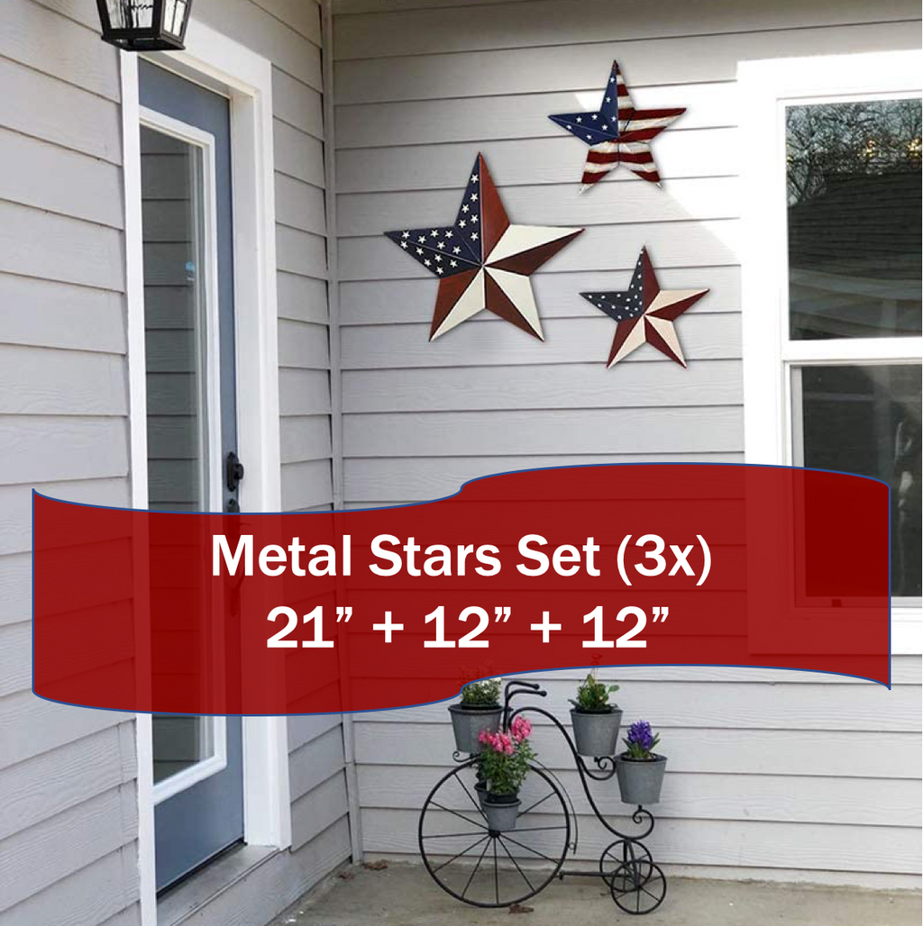 Metal American Barn Stars Collection