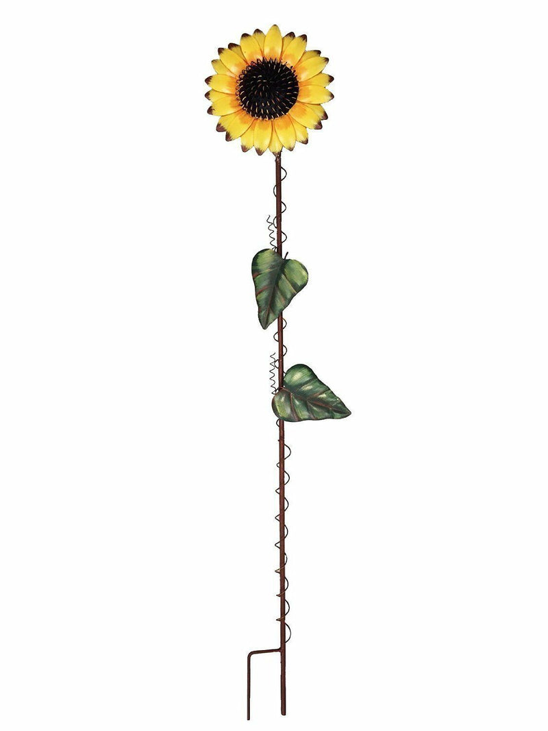 Metal Sunflower Garden Stake