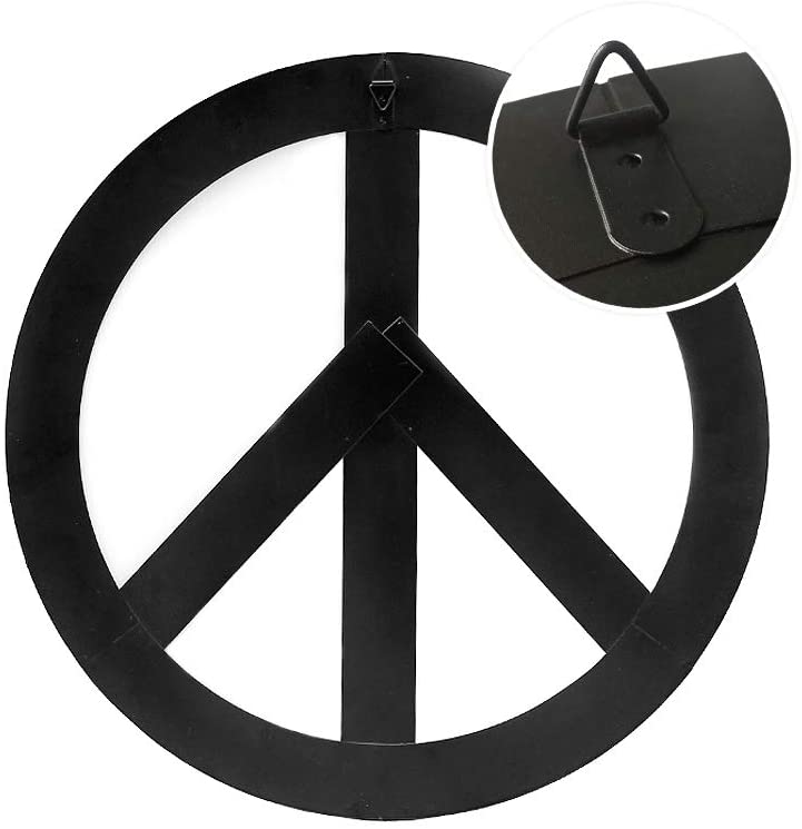 Metal Treasured Red Peace Sign